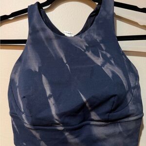 Lululemon Athletica Blue Tie-Dye Sports Bra